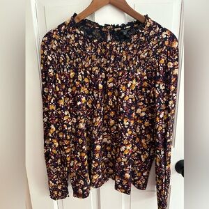 Lucky Brand Multicolor Floral Blouse